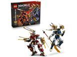 Konstruktionsspielsteine LEGO "Die Zwillings-Titanmechs (71870), LEGO Ninjago", bunt, Spielbausteine, Kinder, Kunststoff, Konstruktionsspielsteine, Made in Europe