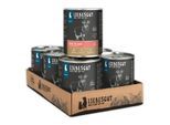 LIEBESGUT Hundefutter Hirsch mit Obst und Hirse 6x800 g