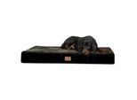 Tierlando STUART ORTHO PLUS - Orthopädische Hundematte schwarz 1,2 m, 13 cm, 90 cm