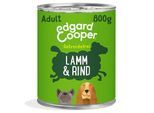 Edgard & Cooper Nassfutter Hund, Adult, Lamm und Rind 6x800 g