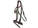Hans Melzer Horse Equipment Hans Melzer Trense Bredeneek braun/messing WB (Warmblut)