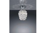 P & B Deckenleuchte, Chrom, Transparent, Metall, Kunststoff, 27 cm, Lampen & Leuchten, Innenbeleuchtung, Leuchten nach Räumen, Esstischlampen