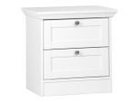 P & B Nachtschrank, Weiß, Holzwerkstoff, 2 Schublade(n) Schubladen, 50x50x35 cm, Schlafzimmer, Nachttische
