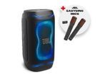 JBL Party-Lautsprecher "Set: PartyBox 130 + Easysing Mics (UVP 159,99€)", schwarz, B:64,3cm H:37,8cm T:34,9cm, Lautsprecher, Party-Lautsprecher