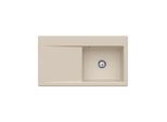 Villeroy und Boch Subway Style 50 Spüle 335100AM Spülbecken rechts, 900 x 510 mm, almond CeramicPlus