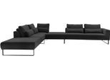 Musterring "JustB PM100 bequem, modern, elegant und viel Platz, bodenfrei" mit Zwischenhocker, wahlweise mit Funktion und Kissen, Maße 290 x 398