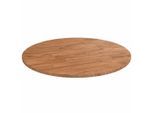 vidaXL Runde, Hellbraun, Holz, Eiche, Rund, 50x1.5x50 cm, Esszimmer, Tische, Esstische, Tischsysteme, Tischplatte