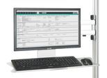 Rau Schwenkarm, 3 Gelenke, VESA MIS-D 75/100, max. 15 kg, B 640 x T 677 x H 360 mm, Polypropylen, schwarz/silber
