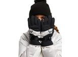 Snowboardhandschuhe ROXY "Roxy Jetty", Damen, Gr. S, schwarz (silber), Kunstfaser, Handschuhe Snowboardhandschuhe