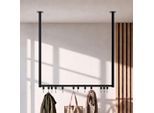 CLP Kleiderstange, Schwarz, Metall, 80x80x7 cm, Garderobe, Garderobenständer