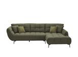 bobb Ecksofa Lazlo ¦ grün ¦ Maße (cm): B: 320 H: 97 T: 221.0