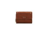Geldbörse TAMARIS "Geldbörse TAS Marina Suede", Damen, braun (cognac 700), Kleinlederwaren Geldbörse