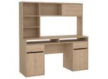 P & B , Eichefarben , Holzwerkstoff , Holzoptik , 2 Schublade(n) Schubladen , rechteckig , 48.2x156.2x149 cm , Stauraum ,