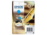 Original Epson WorkForce WF-2750 DWF (C13T16324012 / 16XL) Druckerpatrone Cyan