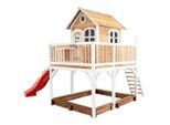 Möbelix , Weiß, Braun, Rot , Holz , Hemlocktanne , 377x291x255 cm , CE, FSC 100%, EN 71 ,