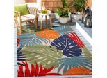 Muratap Binnen en buiten vloerkleed floral outdoor laagpolig tapijt 200x290 cm