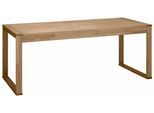 Schreibtisch VOGL MÖBELFABRIK "Toronto, Bürotisch, aus Massivholz, oder Echtholzfurnier", braun (wildeiche), B:180cm H:74cm T:80cm, Tische, Schreibtisch, In 2 Breiten, 180 cm und 140 cm