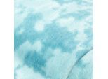 Plüsch"Batik", blau-color