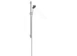 hansgrohe Activera Select S Duschset 28050000 2 Strahlarten wassersparend mit Duschstange Varia, Ø 95mm, Ausführung 105, chrom