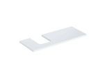 Geberit One Waschtisch-Platte 505295001 120 x 3 x 47 cm, weiß/lackiert hochglänzend, Ausschnitt links