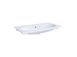 Geberit Acanto Möbelwaschtisch 500643018 90 x 48 cm, mit Überlauf, ohne Hahnloch, weiß KeraTect