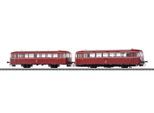 Personenwagen MÄRKLIN "Schienenbus BR 798+BR998 DB - 38980", rot, Modelleisenbahn-Fahrzeuge, Kinder, Kunststoff, Metall, Personenwagen, mit Licht und Geräuschelektronik