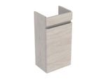 Geberit Renova Plan Waschtischunterschrank 501901001 31,4x60,5x22cm, 1 Tür, verkürzt, nussbaum hell, Folie strukturiert