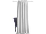 Vorhang HOME BASICS "ACUSTICO" Gr. 1, weiß (wollweiß), B:135cm H:160cm, Polyester, Gardinen, Vorhang, Akustikschall ACUSTICO