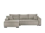 smart Ecksofa mit Schlaffunktion Nelly ¦ beige ¦ Maße (cm): B: 270 H: 85 T: 185.0