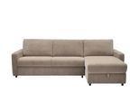 uno Ecksofa mit Schlaffunktion Ester ¦ beige ¦ Maße (cm): B: 274 H: 89 T: 164.0