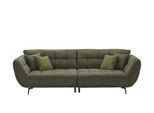 bobb Big Sofa Lazlo ¦ grün ¦ Maße (cm): B: 301 H: 97 T: 132.0