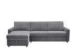 uno Ecksofa mit Schlaffunktion Ester ¦ grau ¦ Maße (cm): B: 274 H: 89 T: 164.0
