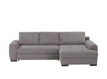 bobb Ecksofa in kuscheligem Cordstoff Soumia ¦ grau ¦ Maße (cm): B: 283 H: 91 T: 181.0
