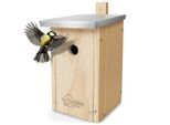 WILDLIFE HOME Nistkasten mit Metalldach 32mm Einflugloch