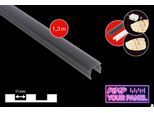 BRILONER LEUCHTEN LED-Stripe-Profil "PIMP YOUR PANEL", smoky, Gesamtlänge 1,3m, Lichterketten, 130 cm, Wohnzimmer, Flur, Schlafzimmer, Wand, Deko, LED-Stripe-Profil