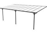 Terrassendach WESTMANN "Bruce 617", schwarz, B:617cm T:300cm, Aluminium, Polycarbonat (PC), Terrassenüberdachungen, Terrassendach