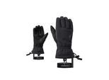 Skihandschuhe ZIENER "SCHLERN-Z WINDSTOPPER by GORE TEX LABS", Herren, Gr. 9.5, schwarz, Materialmix, Handschuhe Skihandschuhe, winddicht, atmungsaktiv, taktile Lederinnenhand