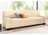 2-Sitzer DOMO COLLECTION "Norma Top, elegant & modern, flache Armlehnen, bequem, Breite 192cm", beige (creme), B:192cm H:77cm T:90cm, Sofas, 2-Sitzer