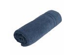 Duschtuch WEWO FASHION "9518DT", blau (jeans), B:70cm L:140cm, Frottee, Frottee, Handtücher, Duschtuch, saugstark