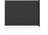 Gartenzaun STAKET PRO "Anbauzaun »Rhombus Mini« Breite 1200 - 2400 mm", schwarz (anthrazit struktur), H:180cm, Aluminium, Zaunelemente, Gartenzaun, Zaunhöhe 180 cm, Zaunlänge 1,242 - 2,442 m