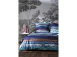 Bettwäsche APELT "Dream", blau, B/L: 155cm x 220cm, 1 Stk., 1 Stk., Satin (Bio-Baumwolle), B/L: 80cm x 80cm, 2, Satin (Bio-Baumwolle), Bezug: 100% Baumwolle, Bettwäsche, Bettwäsche, Bettwäsche-Set mit Reißverschluss, Baumwoll-Satin, Digitaldruck