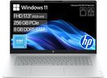 HP Notebook "OmniBook 3 17-dk0512ng", silber (gletschersilber), 8 GB RAM 256 GB SSD, N-Reihe, Windows 11 Home, Notebooks, Notebook
