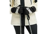 Snowboardhandschuhe ROXY "Roxy Jetty Solid", Damen, Gr. XL, schwarz-weiß (silber), Obermaterial: 50% Polyester, 50% Polyurethan., Handschuhe Snowboardhandschuhe