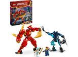 Konstruktionsspielsteine LEGO "Kais Feuermech (71808), LEGO Ninjago", bunt, Spielbausteine, Kinder, Kunststoff, Konstruktionsspielsteine, Made in Europe