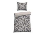 Wendebettwäsche FLORELLA "Benny beige Soft-Touch Renforcé, 50% Baumwolle", beige, B/L: 140cm x 200cm, 1 Stk., 1 Stk., Renforcé, B/L: 70cm x 90cm, Renforcé, Obermaterial: 50% Baumwolle CO. 50% Viskose CV., Bettwäsche, Wendebettwäsche