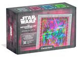 Puzzle CLEMENTONI "Star Wars - The Metamorphic Art Collection Episode 7-8-9", bunt, Puzzles, KinderB:36cm H:49cm, Motiv, Puzzle, Mit Licht; Made in Europe, B:36cm H:49cm