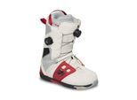 Snowboardboots DC SHOES "Phantom Mz" Gr. 11, weiß (weiß, rot), Schuhe, Herren, 11(44,5), Obermaterial:79.7% Synthetikmaterial, 20.3% Textil., Snowboardboots