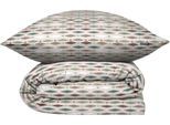 Bettwäsche SCHIESSER "Lotta aus weicher Baumwolle mit grafischem Muster", bunt (mint), B/L: 155cm x 220cm, 1 Stk., 1 Stk., Renforcé, B/L: 80cm x 80cm, 2 tlg., Renforcé, Obermaterial: 100% Baumwolle, Bettwäsche, Bettwäsche, OEKO-TEX MADE IN GREEN