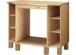 Herdumbauschrank HOME AFFAIRE "Oslo", beige (natur gebeizt, gewachst), B:100cm H:85cm T:50cm, Massivholz, Schränke, Herdumbauschrank, 100 cm breit, in 2 Tiefen, massiver Kiefer, mit 23 mm Arbeitsplatte