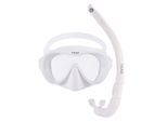 Taucherbrille YEAZ "Schnorchelset OCEAN VIBES", weiß (weiß focus), Sportbrillen, Taucherbrille